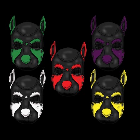 Midnight Hood mask graphic design on black streetwear apparel including t-shirt jumper and hoodie multiple colour variations